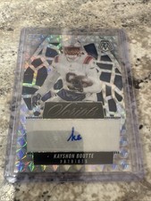 2025 Panini Mosaic Scripts Kayshon Boutte Auto No. Scr-Kbe Patriots.