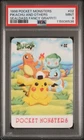 1998 POCKET MONSTERS SEALDASS FANCY GRAFFITI #02 PIKACHU AND OTHERS PSA 9
