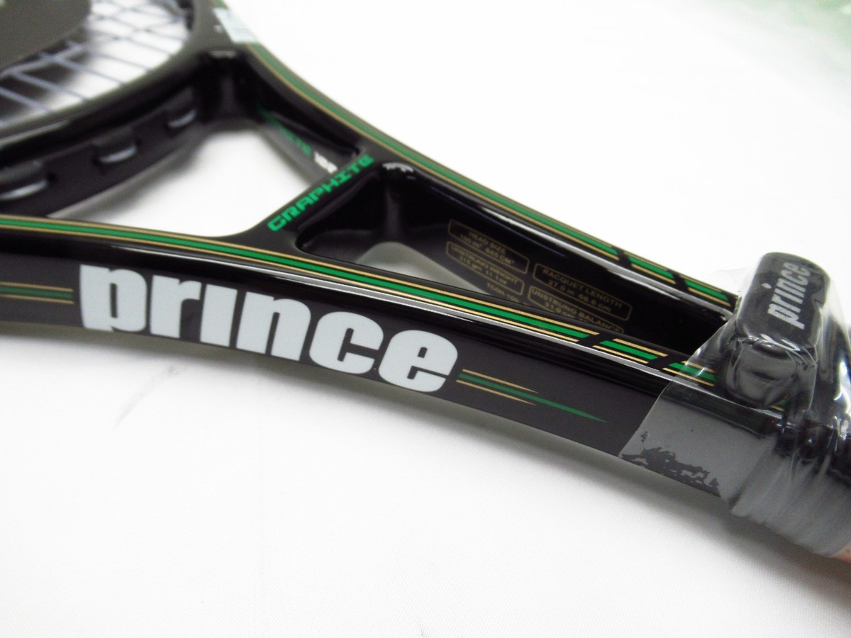 USED* PRINCE CLASSIC GRAPHITE OVERSIZE TENNIS RACQUET (4 3/8) FROM A COLLECTOR