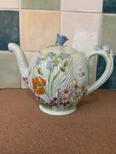 Beswick ~Wayside~ Floral Patterned Vintage c1940’s Teapot Staffordshire Pottery
