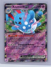 AZUMARILL EX 084/217 DOUBLE RARE ASCENDED HEROES POKEMON HOLO NM/M AZUMARILL EX