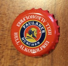 Kronkorken Paulaner hell alkoholfrei Bayern Deutschland Top Bierkappe Crown Cap