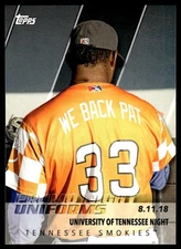 2019 Topps Pro Debut University of Tennessee #PN-UTN Promo Night Uniform Smokies
