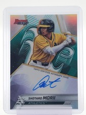 SHOTARO MORII 2025 BOWMAN'S BEST REFRACTOR AUTO #B25-SM ATHLETICS Q0208