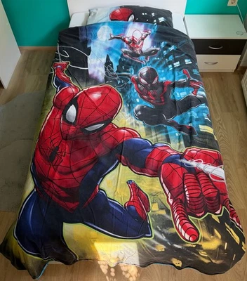 Marvel Spiderman Wendebettwäsche Baumwolle Renforcé Einzelbett 2tlg - Bild 1 von 4