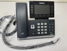 Yealink Verizon T54W IP Phone Bluetooth Wi-Fi Excellent Condition New Cords