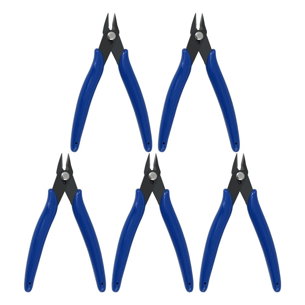 5PCS Plato Model 170 Flush Wire Cable Cutter Cutting Snips Pliers Side DIY Tool