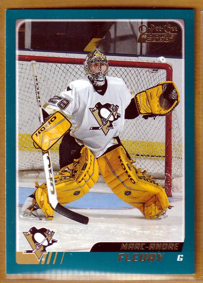 2003-04 O-Pee-Chee #340 Marc-Andre Fleury RC - Pittsburgh Penguins