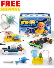 6-in-1 STEM Science Kits for Kids Age 8-12, Home Lab Adventure Kit: Tank  Car B