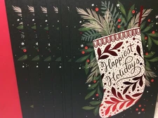 CHRISTMAS CARDS New w/Envelopes LOT 7 "HOLIDAY SEASON"  **BEST PRICE EVER*