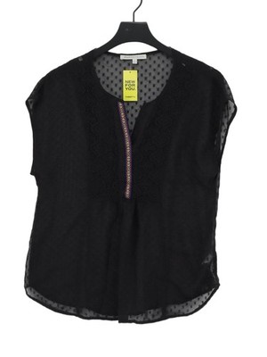 Daniel Rainn Damen Top M schwarz Polyester mit Baumwolle, Nylon Basic