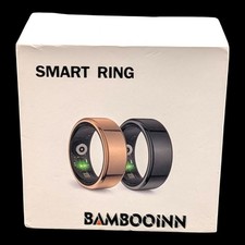 Smart Ring Fitness Tracker/Sleep Tracker Bluetooth Silver Size 10