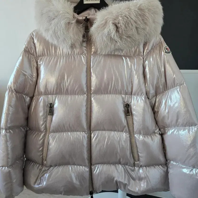 Moncler Serifer Fox Fur Padded Jacket - Lightly Used, Pink thumbnail 7