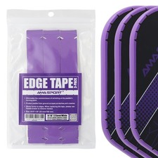 Pickleball Paddle Protection Tape Edge Guard for Curved Rackets, Purple