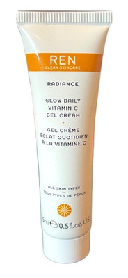 REN Clean Skincare Radiance Glow Vitamin C Gel Cream 0.5oz 15ml Travel NEW