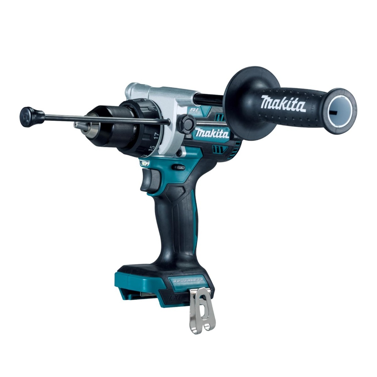Makita DHP492Z 18v LXT Brushless Combi Hammer Drill 141Nm Torque - Body Only