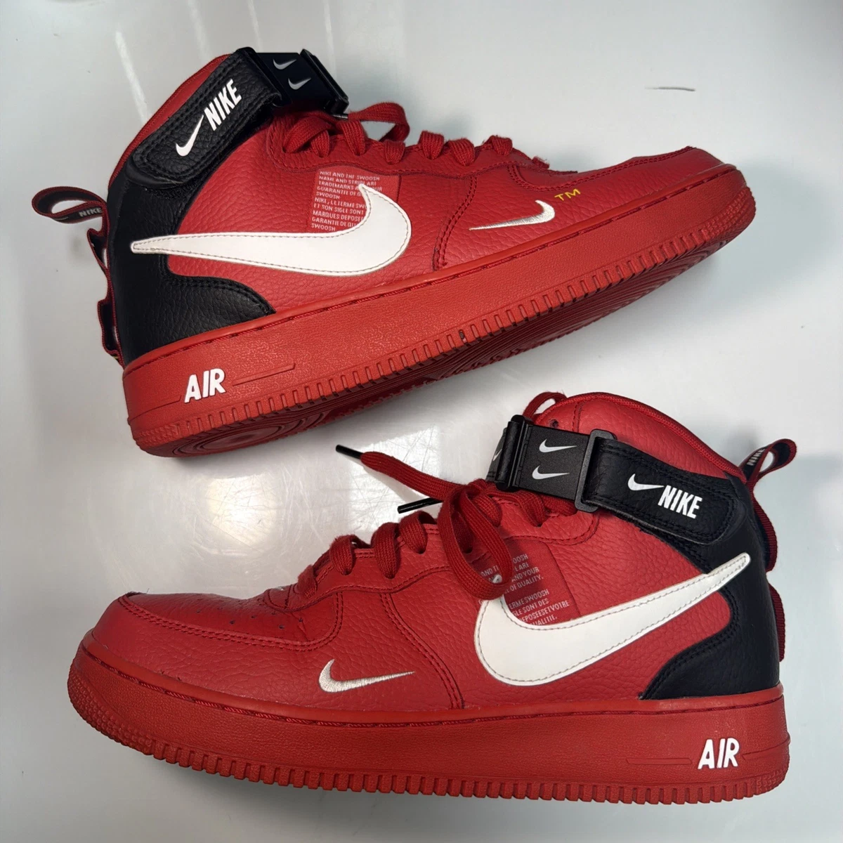 Nike Air Force 1 '07 Mid Sport Red for Sale | Authenticity