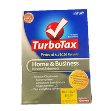 Intuit TurboTax Home & Business Federal + Efile + State 2010 for PC, Mac