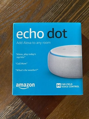 Amazon Echo Dot Gray Smart Speaker Alexa Voice Control Wi-Fi 
