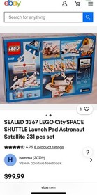 LEGO 3367 CITY Space Shuttle