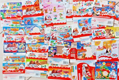 KINDER SURPRISE FERRERO 3ER-PACK LEERE Ü-Ei FIGUREN ITALIEN ZUM AUSSUCHEN RAR