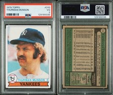 1979 Topps - Thurman Munson #310 (PSA 3) $75 OBO
