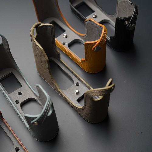 Echt Leder Kamera Halbtasche für LEICA Q2 Typ116 Kameratasche Schutzhülle - Bild 32 von 49