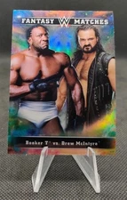 2020 Topps Chrome WWE Fantasy Matches #FM-5 Booker T Drew McIntyre Card