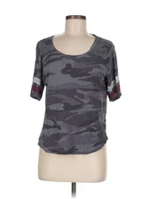 Splendid Women Gray Short Sleeve T-Shirt M