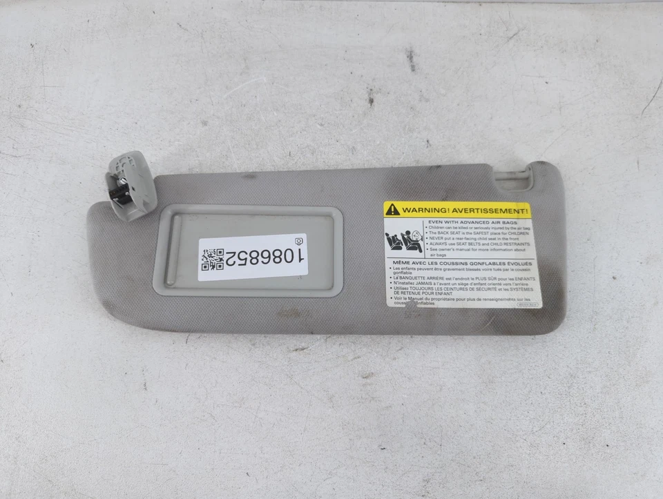 2005-2011 Audi A6 Driver Sun Visor Mirror Left Sunvisor Grey D7D3E - Image 3 of 4