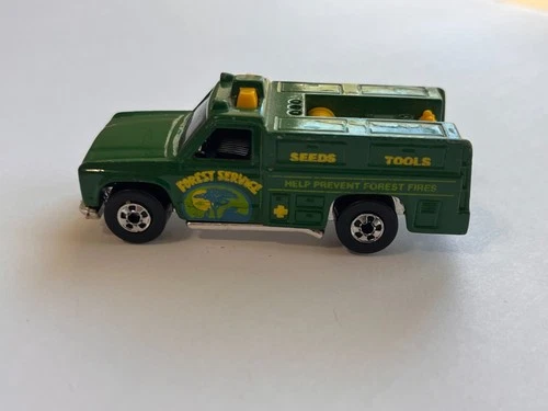 Hot Wheels Vintage Rescue Ranger Green Forest Service Truck