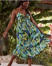 aerie floral maxi dress med NWT