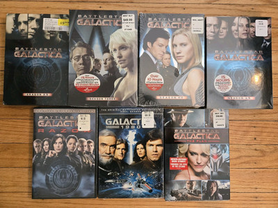 *NEW SEALED* Battlestar Galactica DVD Seasons 2.5 3 4 4.5 The Plan 1980 Razor (K