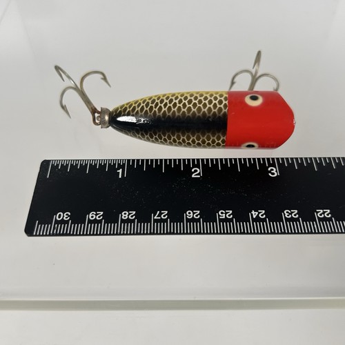 Vintage Heddon Baby Lucky 13 Topwater Köder 2400 JRH 3/8 oz Klasse Neu aus altem Lagerbestand im Karton - Bild 7 von 13