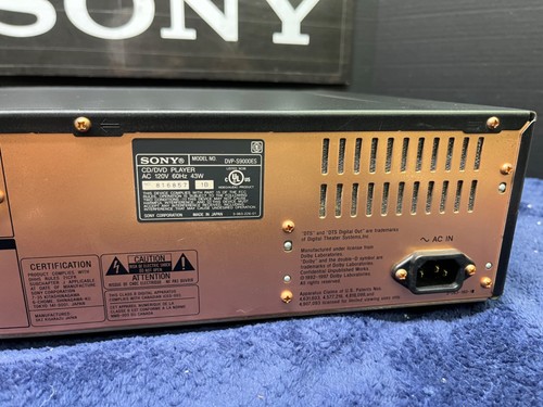 _-FULLY WORKING-_ Sony DVP-S9000ES Audio CD/DVD Player ES - Picture 14 of 15