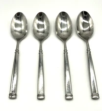 RARE 4 Tablespoons Guy Degrenne ABSOLU Letang Remy France Stainless Flatware