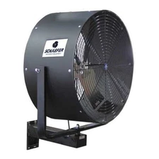 Schaefer Vkwo36-B Standard Duty Industrial Fan, Wall Mount, 36 In Blade Dia,