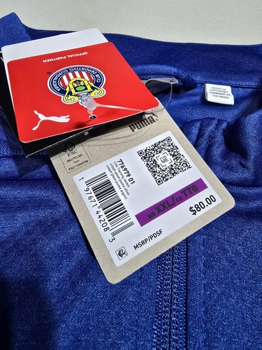 Men's Puma Royal Chivas 2024/25 dryCELL Full-Zip Training Jacket 2XL - Picture 3 of 6