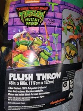 Teenage Mutant Ninja Turtles TMNT 46x60  Super Soft Throw. New