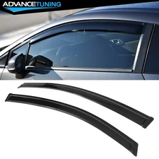 For 12-15 Honda Civic Coupe 2-Door Slim Window Visor Sun Rain Guard 2PCS Acrylic