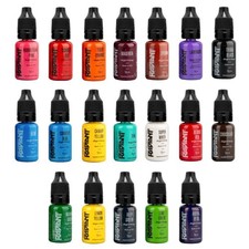 RADIANT COLORS 19 COLOR TATTOO INK SET - 1/2OZ BOTTLES