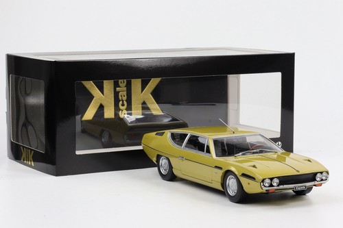 1:18 KK-SCALE Lamborghini Espada S2 Coupé 1970 V12 Bertone Metallico Oro Diecast