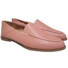 Journee Collection Women Corinne Slip On Loafers Size US 10 Rose Faux Leather