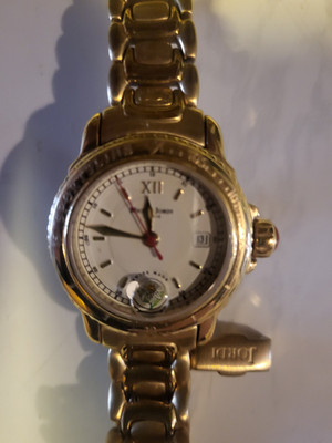 Edelstahl Michel Jordi Geneve Damen Armbanduhr Quarz