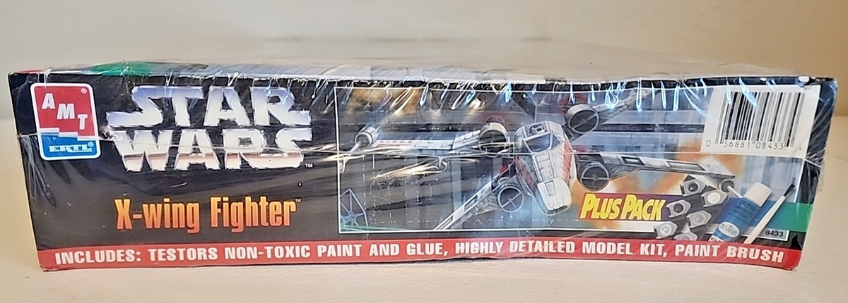 特撮 amt X-WING Fighter Plus Pack Vintage AMT 1997 Star Wars X Wing Fighter Model Kit 8433