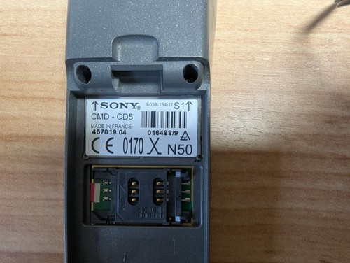 SONY CMD-CD 5, Vintage Phone, Ungetestet, Ohne Akku  - Bild 2 von 2