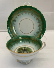 Beautiful Vintage Venus and Cupids Style  Teacup and Saucer Set