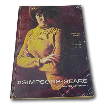 Simpson Sears Catalog Fall Winter 1967 Fashion Perma-Press Chenille Vintage