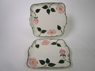 Villeroy & Boch "Wild Rose" 2 x Serving Platters with Handles 21 x 23 cm VV6937