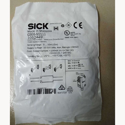 one new sick GSE6-N1111 1052449 Photoelectric Switch Sensor Spot stock
